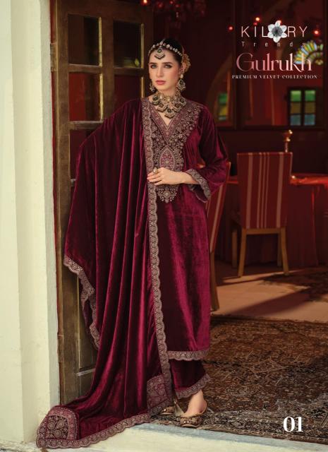 Kilory gulrukh dress material wholesale